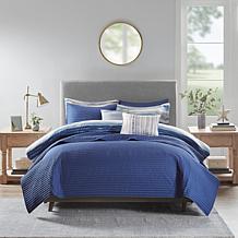 Madison Park Marina 8-pc Seersucker Comforter/Coverlet Set- Full/Queen