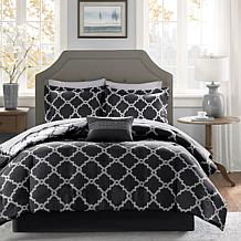 Madison Park Merritt 9pc Bedding Set - Cal King/Black