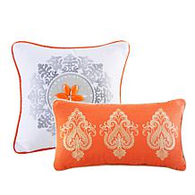 Madison Park Nisha Orange Comforter Set - King/Cal King