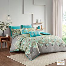 Madison Park Nisha Teal Comforter Set - King/Cal King