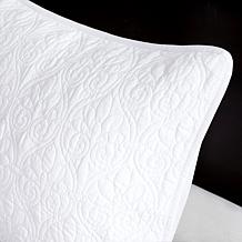 Madison Park Quebec King Quilted Bedspread Set - White