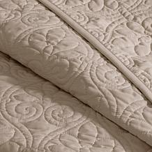Madison Park Quebec Queen Quilted Bedspread Set - Khaki