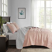 Madison Park Quebec Reversible Coverlet Set - Full/Queen