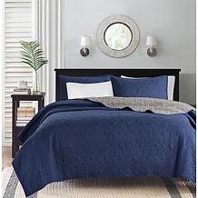 Madison Park Quebec Reversible Coverlet Set - King/Cal King