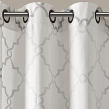 Madison Park Saratoga Curtain - Ivory - 50" x 84"