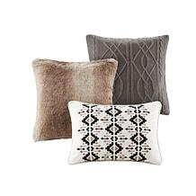Madison Park Signature Cotton Jacquard Comforter Set, Brown - Queen