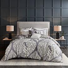 Madison Park Vienna 6-pc Printed Duvet Cover Set - Grey, King/Cal King