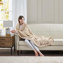 Madison Park Zuri Oversized Faux Fur Throw 60" x 70" - Leopard