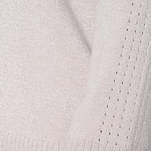 Mark & James by Badgley Mischka Marcella Metallic Knit Sweater Top