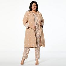 Mark & James by Badgley Mischka Nikki Embroidered Cotton Duster