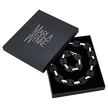 Marla Wynne Brass and Resin Mariner-Link Necklace