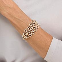 MarlaWynne 2-Tone Chainmail Toggle Bracelet