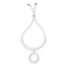 MarlaWynne 24-1/2" Faux Leather Adjustable Drop Necklace