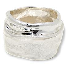 MarlaWynne Molten Metal Folded Band Ring