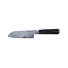 Martello 5.5" Santoku Knife with Patterned Blade