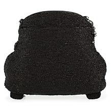 Mary Frances Hand Beaded Car-Shaped Crossbody Handbag