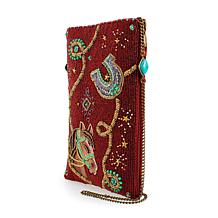Mary Frances Hand-Beaded Crossbody Mini Handbag