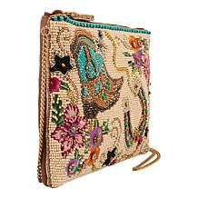 Mary Frances Hand-Beaded Mini Crossbody Handbag