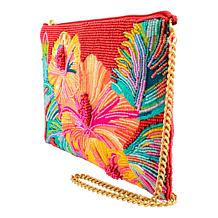 Mary Frances Island Fever Hand-Beaded Crossbody Mini Handbag