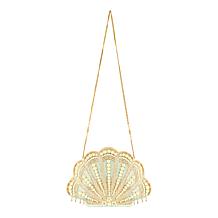 Mary Frances Seaside Hand-Beaded Crossbody Handbag