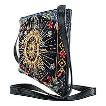 Mary Frances Solar Mystique Hand-Beaded Crossbody Handbag