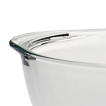 Mason Craft and More 3-Piece Glass Mixing Bowl Set - Clear