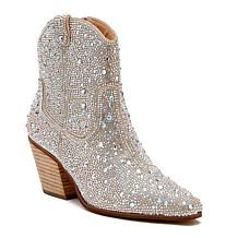 Prexton rhinestone booties best sale