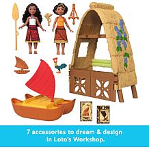 Mattel Disney Moana 2 Moana & Loto's Workshop Playset