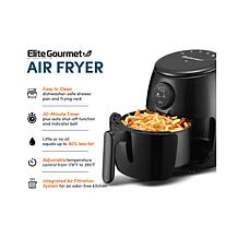 Maxi-Matic Elite Gourmet 2.1-Qt Compact Digital Air Fryer - Black