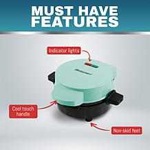Maxi-Matic Elite Gourmet Fluffy Stuffed Belgian Waffle Maker, Mint