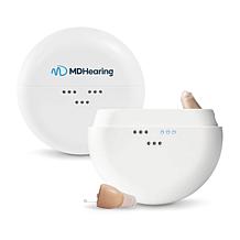 MDHearing NEO In-Ear OTC Hearing Aids w/2 Charging Cases