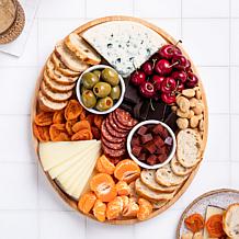 Meg Quinn x Maple Leaf at Home Charcuterie Map Board w/Bonus Recipes