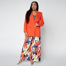 Megan Renee Cotton Twill Blazer