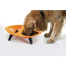 Melamine Couture Sculpture Double Food and Water Dog Bowl