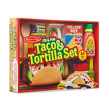 Melissa & Doug Fill and Fold Taco and Tortilla Set