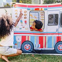Melissa & Doug Food Truck Fabric Play Tent Playhouse and Storage Tote