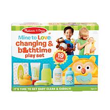Melissa & Doug Mine to Love Changing and Bathtime Play Set