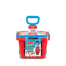 Melissa & Doug Rolling Grocery Basket