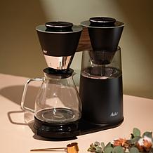 Melitta 12-Cup Luxe Drip Coffee Maker with Revolving Dashboard Matt...