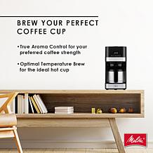 Melitta 8-Cup Drip Coffee Maker with Thermal Carafe and Touch Contr...