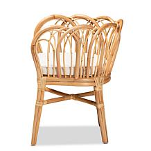 Melody Natural Rattan Dining Chair with Cushion