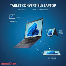 Memorex 15.6" Touch 2-in-1 Intel 4GB RAM 128GB SSD Laptop