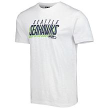 Men's Concepts Sport Charcoal/White Seattle Seahawks Downfield T-Sh...