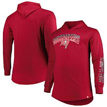 Men's Fanatics Red Tampa Bay Buccaneers Big & Tall Front Runner Pul...