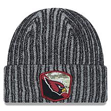 Women's Arizona Cardinals New Era 2023 Crucial Catch Beanie One Size White/Black