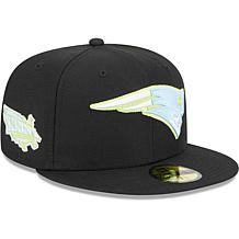 Men's New Era Black New England Patriots Multi 59FIFTY Fitted Hat