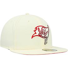 Men's New Era Cream Tampa Bay Buccaneers Chrome Color Dim 59FIFTY F...