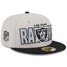 Men's New Era Stone/Black Las Vegas Raiders 2023 NFL Draft On Stage...