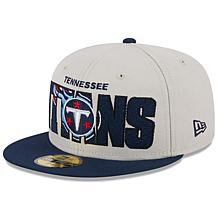 Men's New Era Stone/Navy Tennessee Titans 2023 NFL Draft On Stage 5...