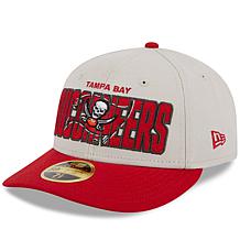 Men's New Era Stone/Red Tampa Bay Buccaneers 2023 NFL Draft Low Pro...